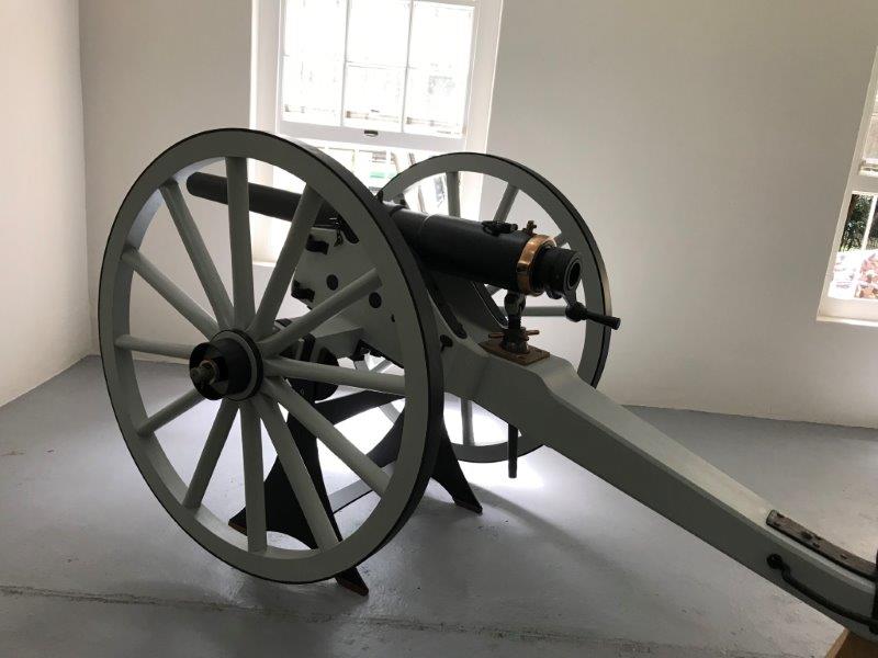 THE TWO HISTORIC 2.5INCH RIFLED BREECH LOADER ARMSTRONG GUNS The