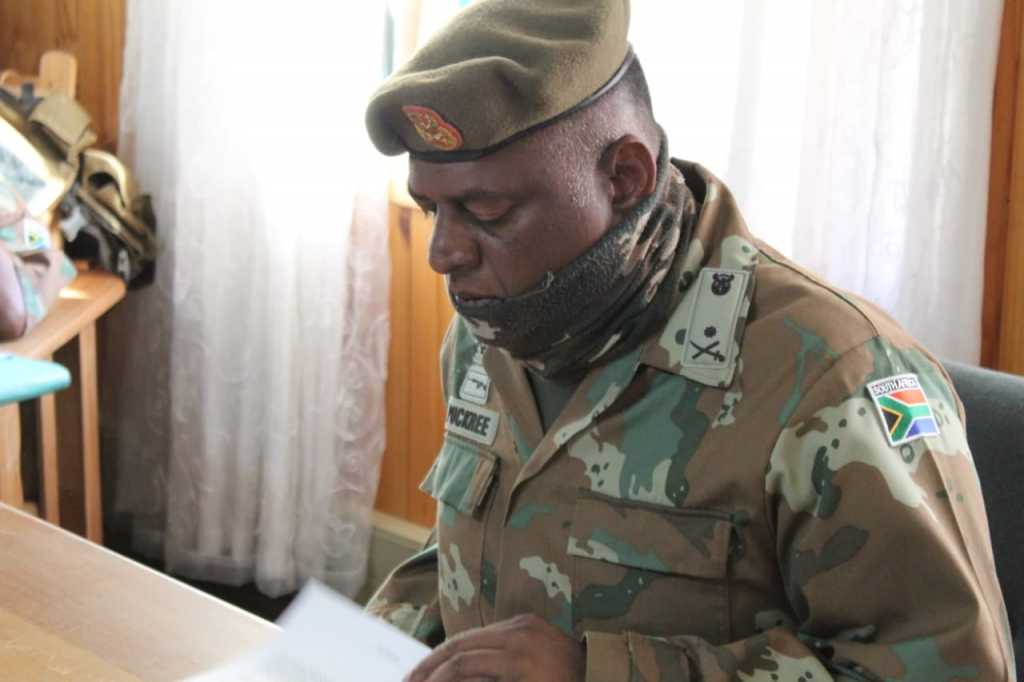 Brig Gen L. Puckree GOC SA Army ADA Formation